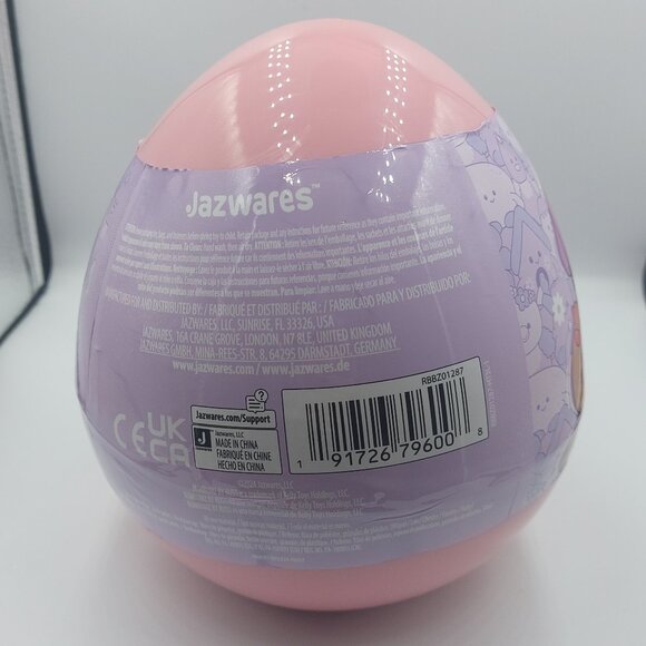 NEW Russ Bum Bumz Springbumz 7.5" Spring Easter Surprise Plush Toy Pink Egg - Picture 4 of 4